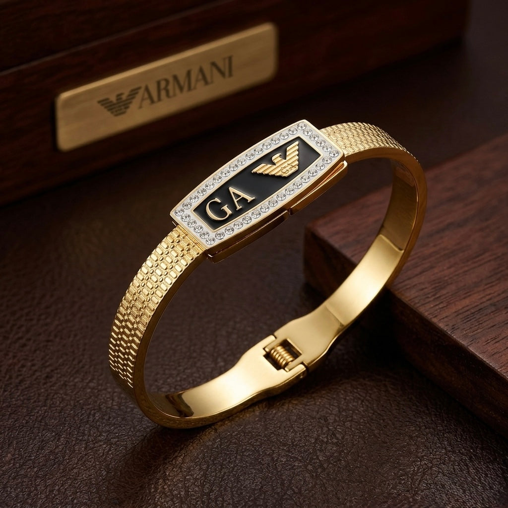GA-Inspired Gold Bracelet