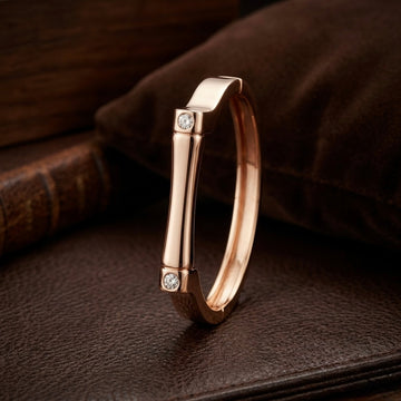 Handcuff Style Rose Gold Bracelet