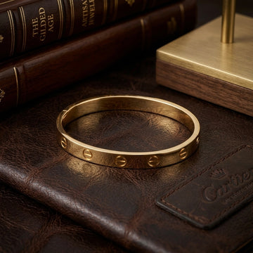 Cartier-Style Gold Bracelet
