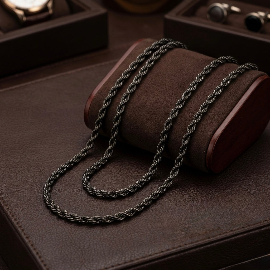 Black Rope Chain