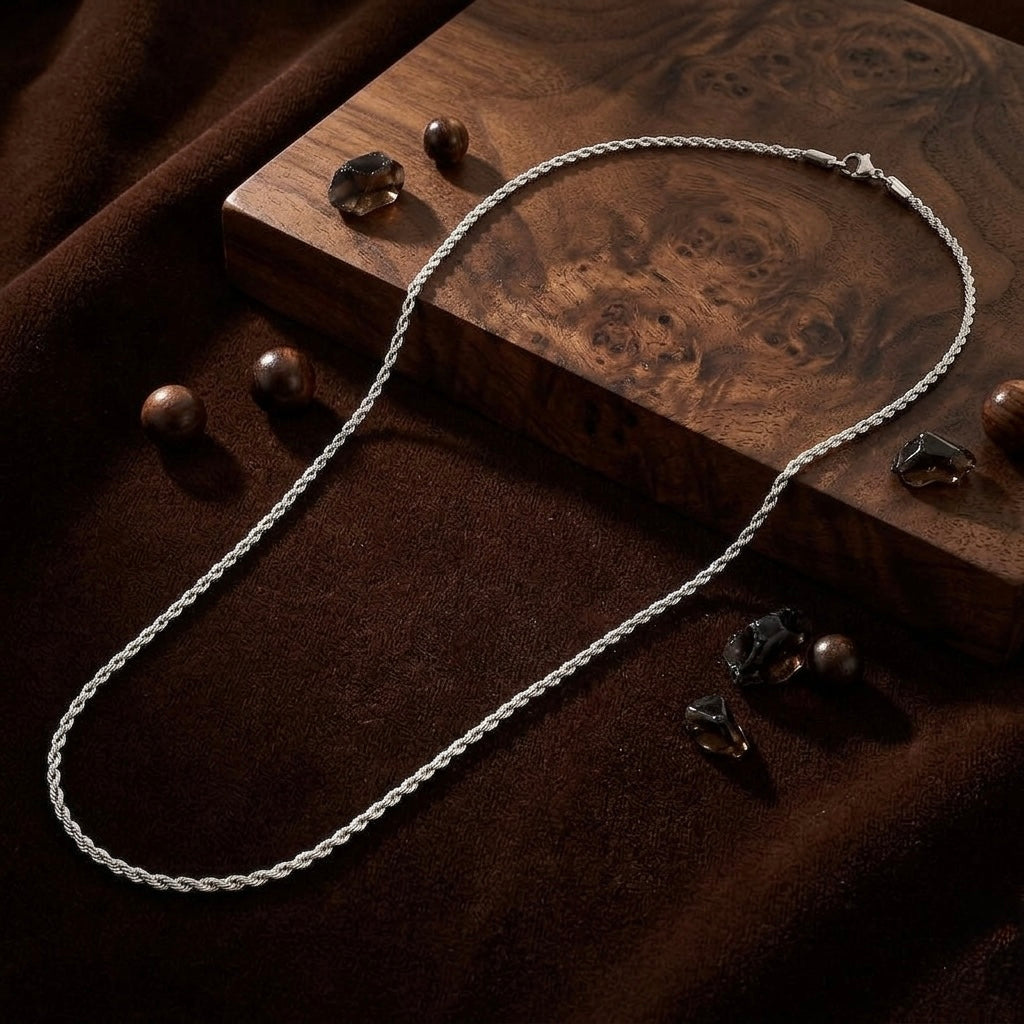 Signature Slim Silver Chain