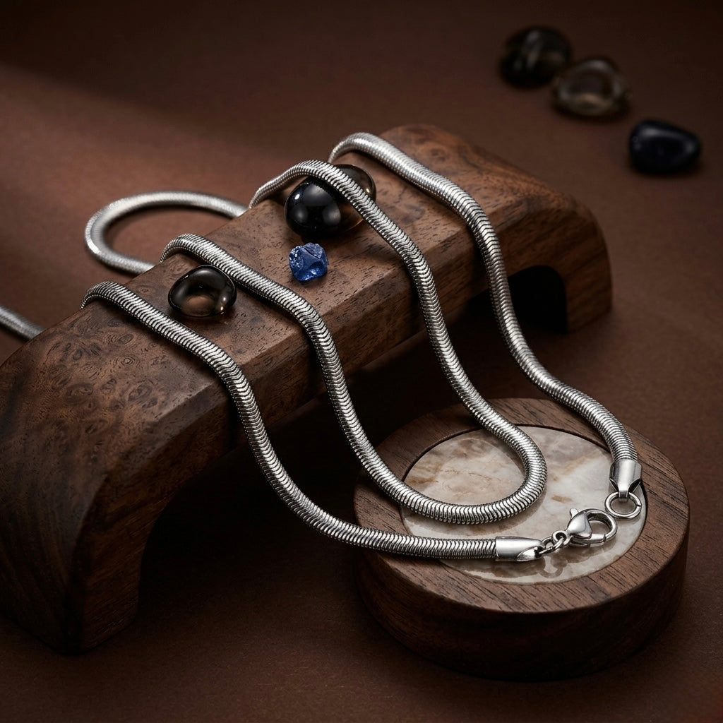 Snake Silver Chain