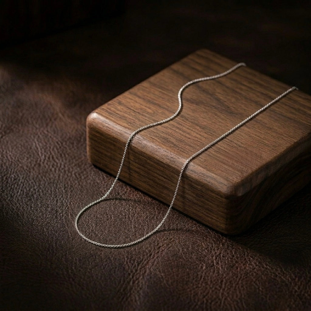 Classic Slim Silver Chain
