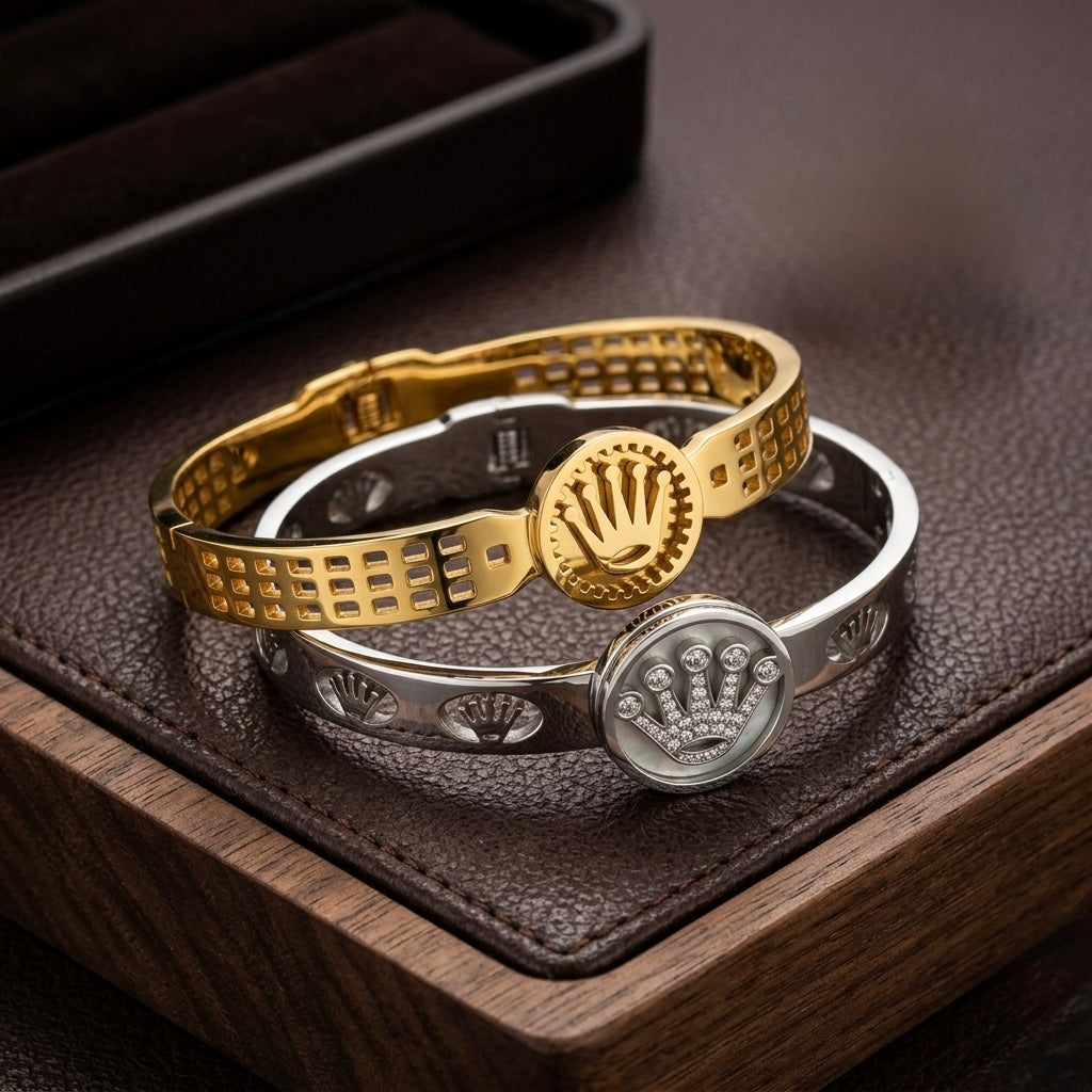 Rolex-Inspired Two-Tone Bracelet