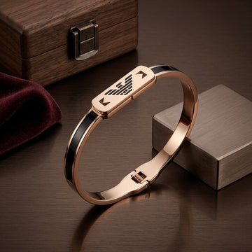 Armani-Inspired Rose Gold Bracelet