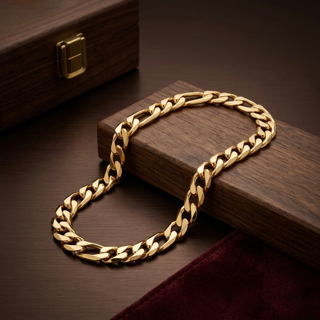 Thick Gold Chain Bracelet