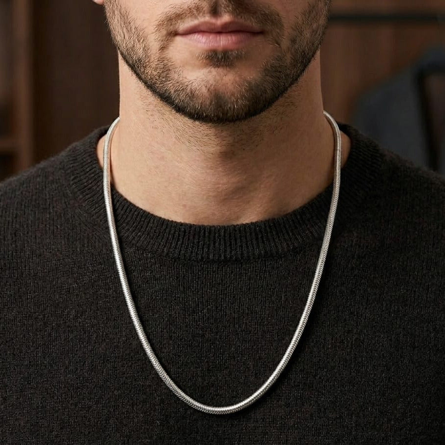 Snake Silver Chain