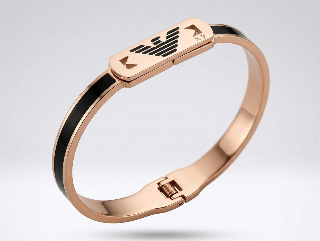 Armani-Inspired Rose Gold Bracelet