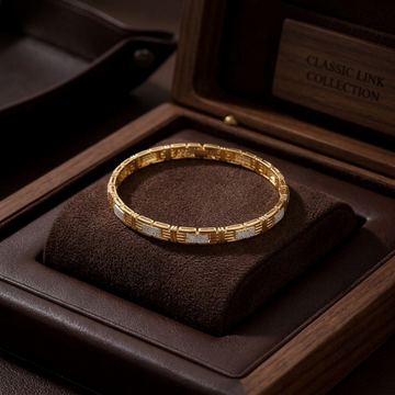 Two-Tone Silver & Gold Bracelet