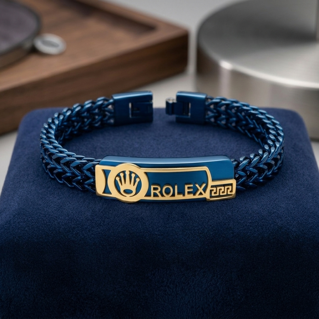 Rolex-Inspired Blue Bracelet