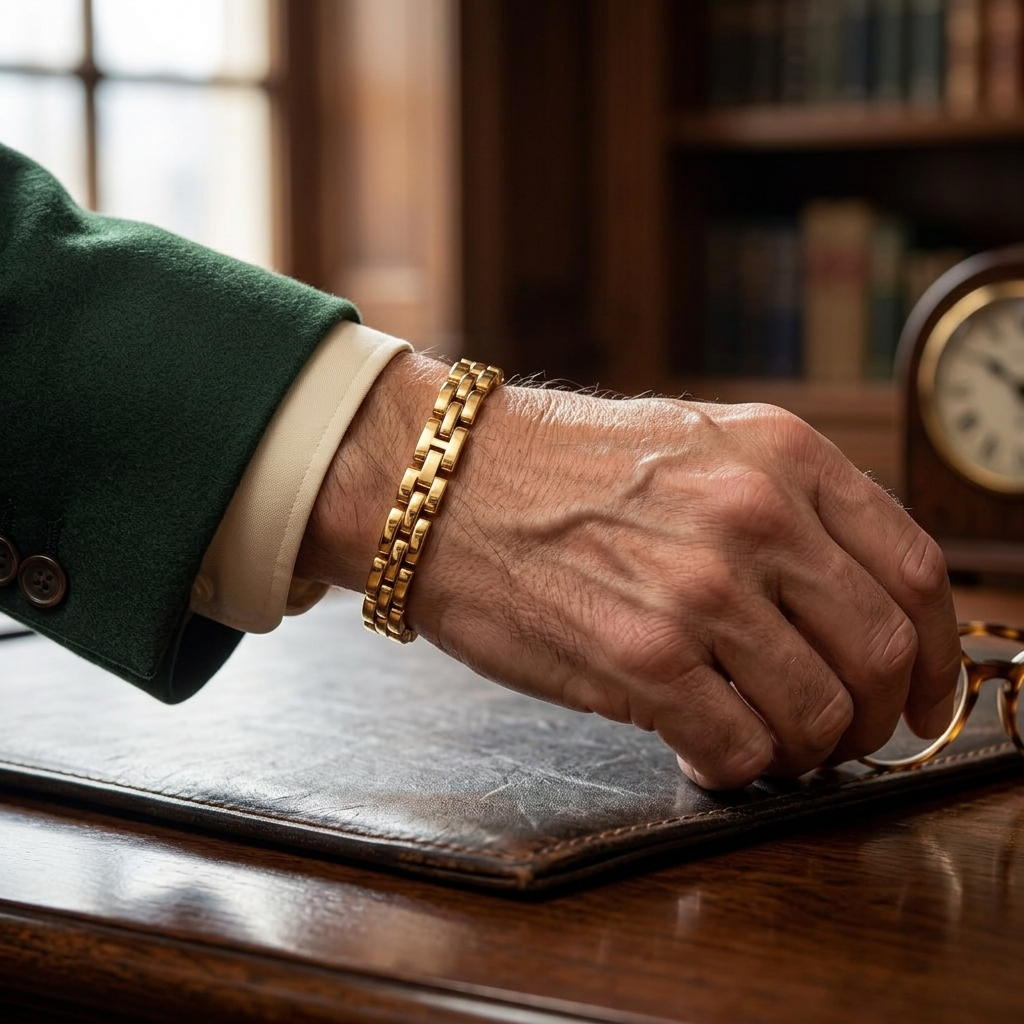 Unisex Classic Gold Bracelet